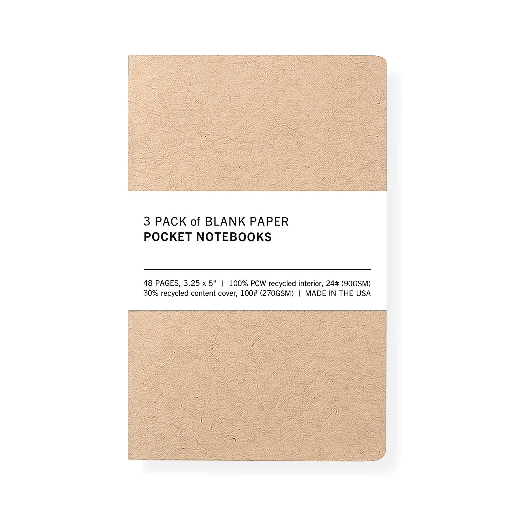 3-Pack Pocket Notebooks