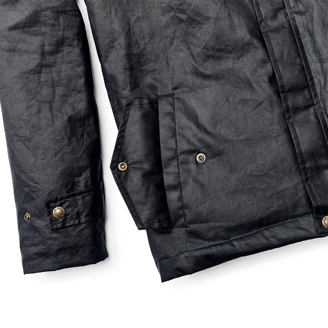 Filson x Freeman Wool Lined Raincoat - Navy/Bronze