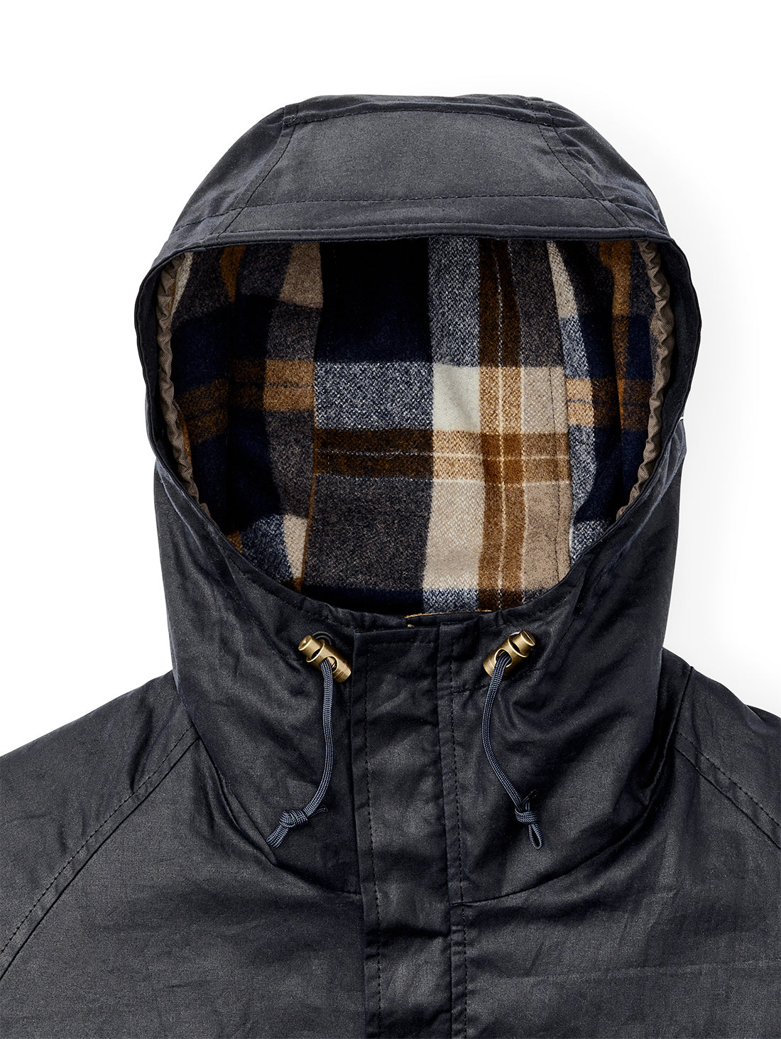 Filson x Freeman Wool Lined Raincoat - Navy/Bronze