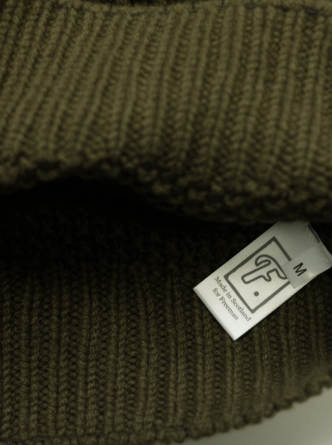 Moss Stitch Wool Sweater - Olive Dunn