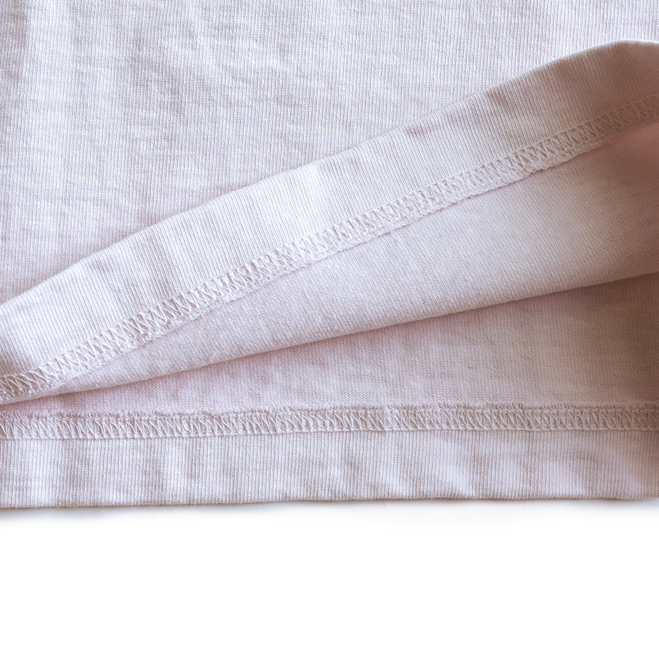 Dotsume High Density Pocket Tee - Pale Pink