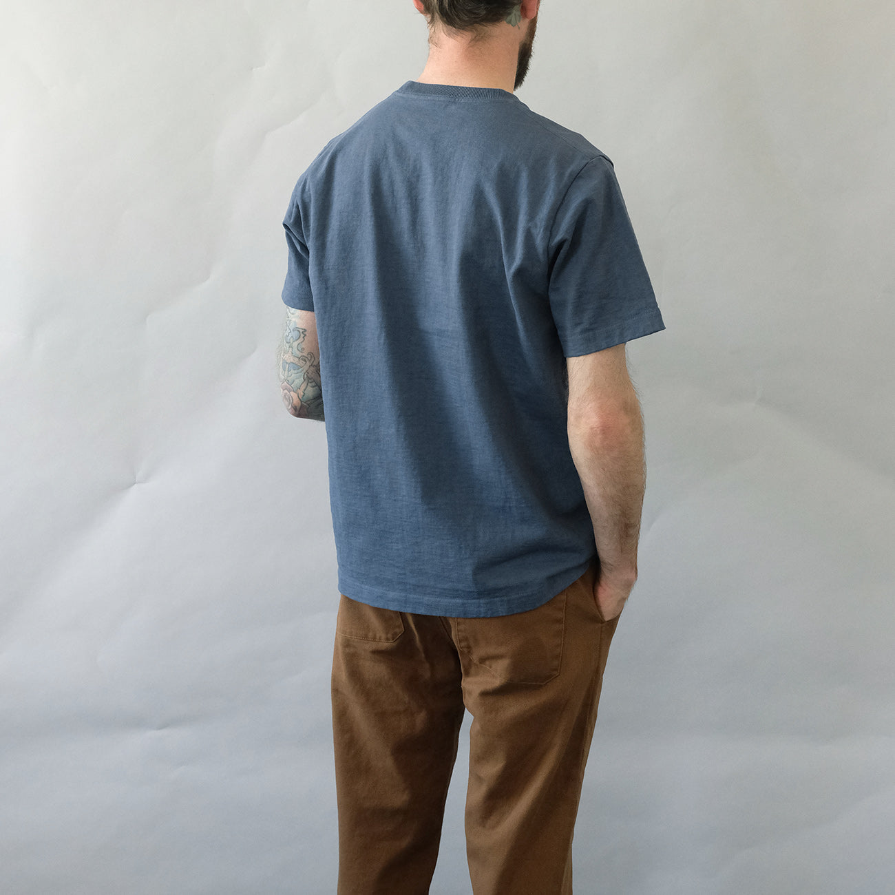 Dotsume High Density Tee - Classic Blue