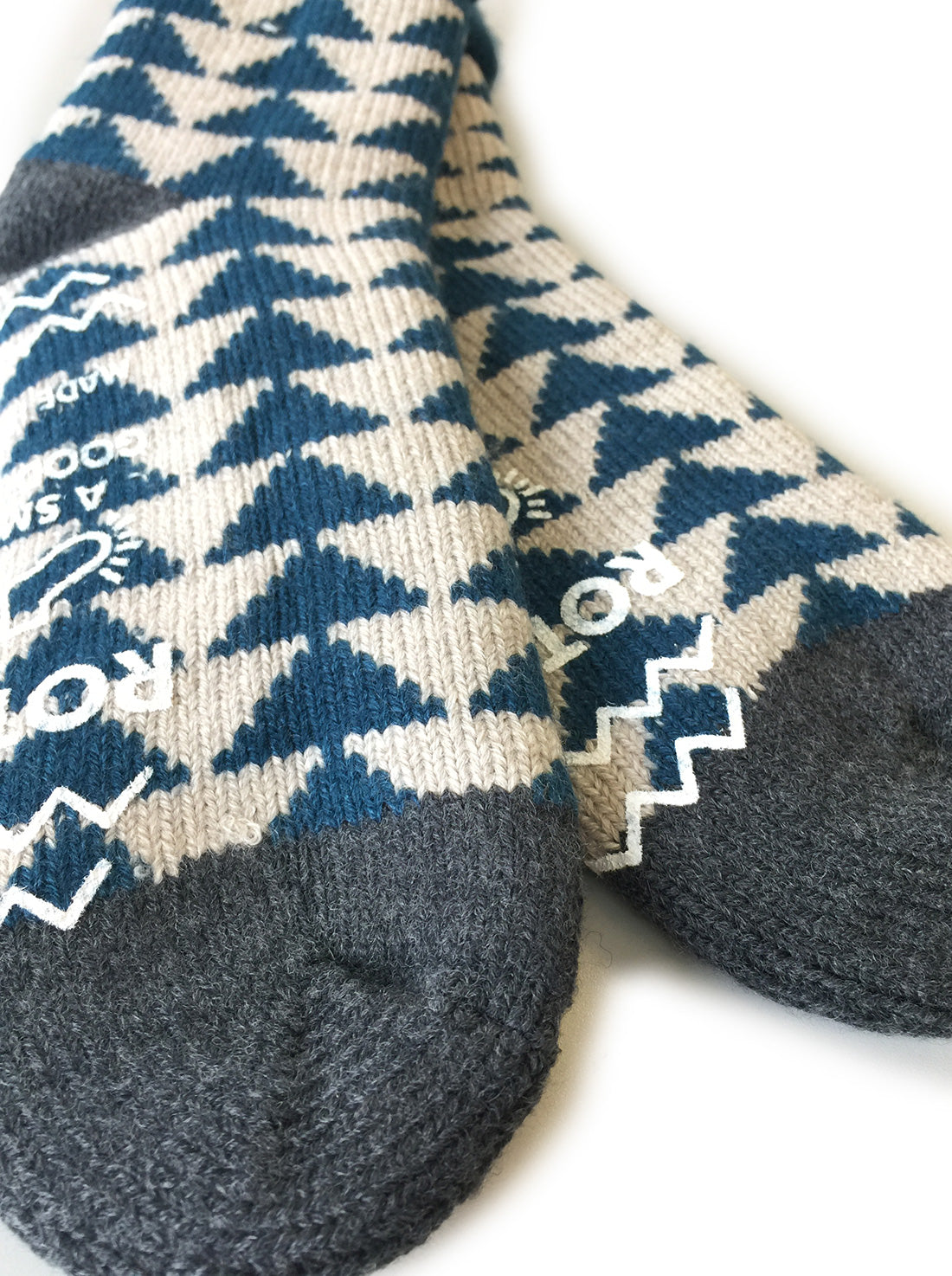 Comfy Room Socks - Blue/Grey