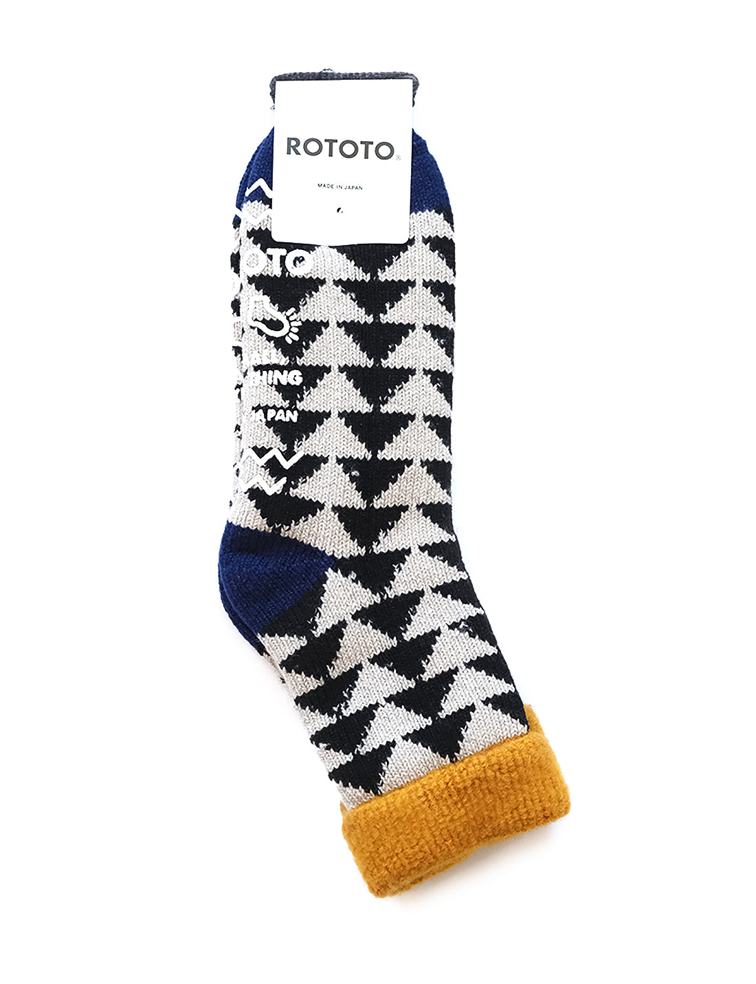 Comfy Room Socks - Gold/Black/Navy