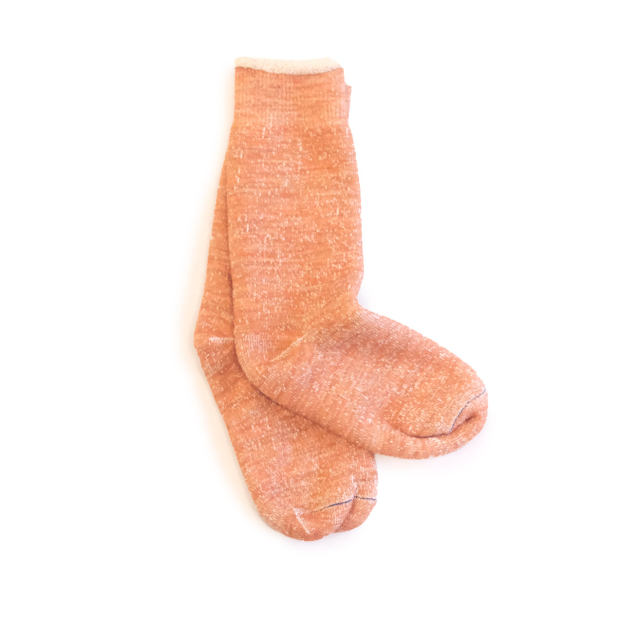 Double Face Merino + Cotton Socks - Orange