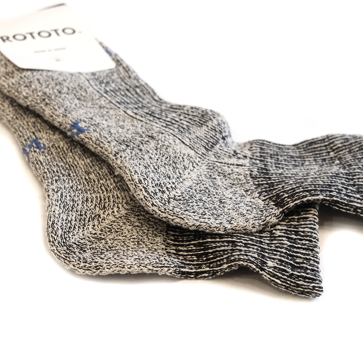 Hemp + Organic Cotton Pile Ankle Socks - Black