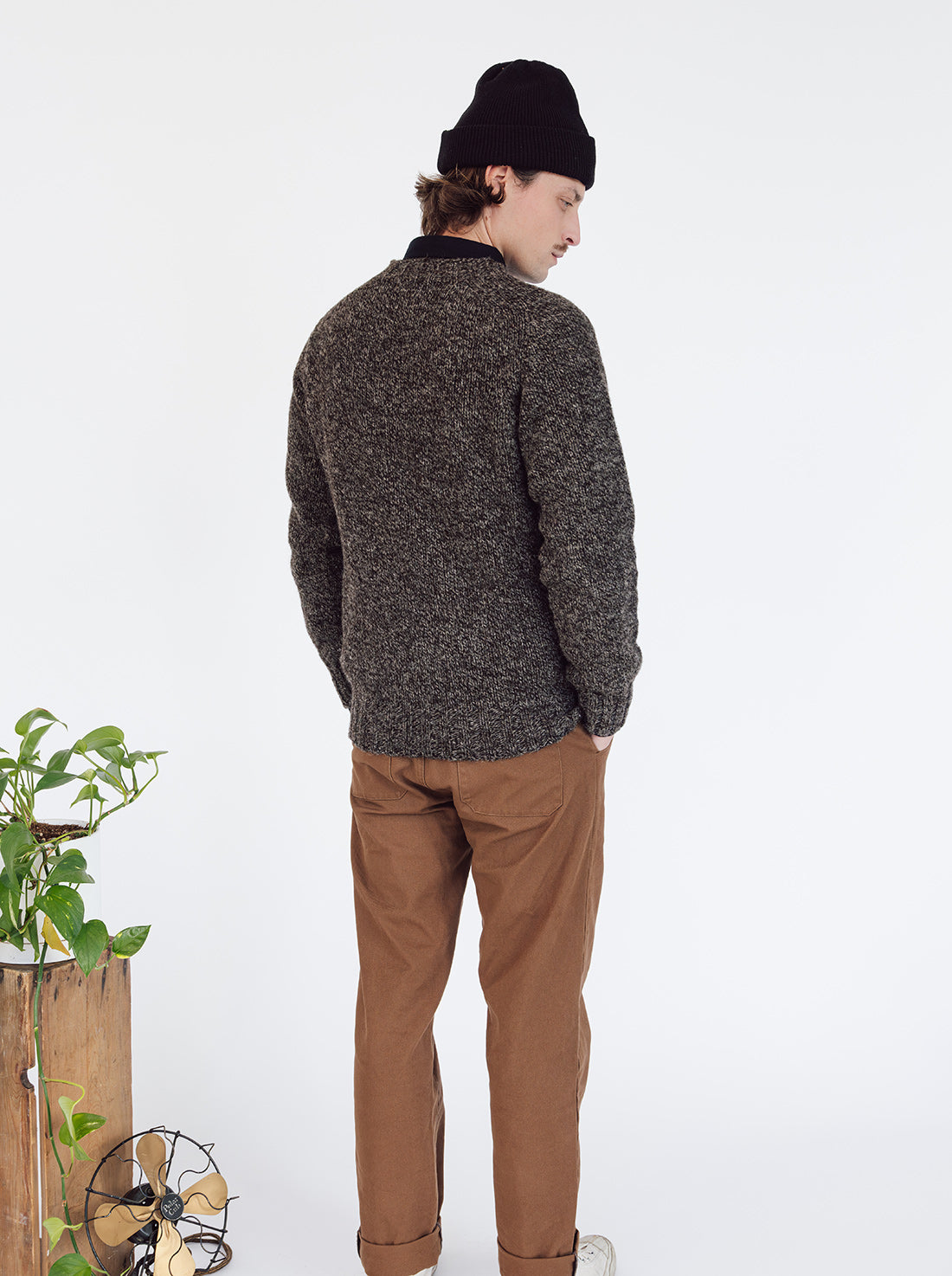 British Wool Crewneck Sweater - Shetland