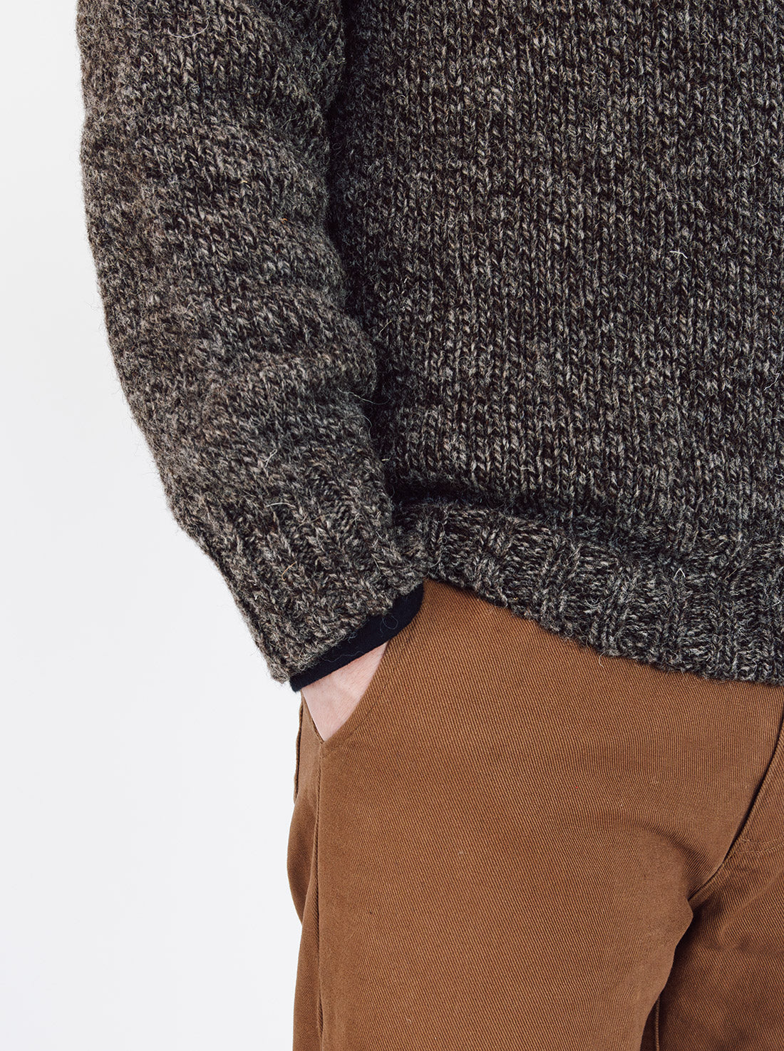 British Wool Crewneck Sweater - Shetland