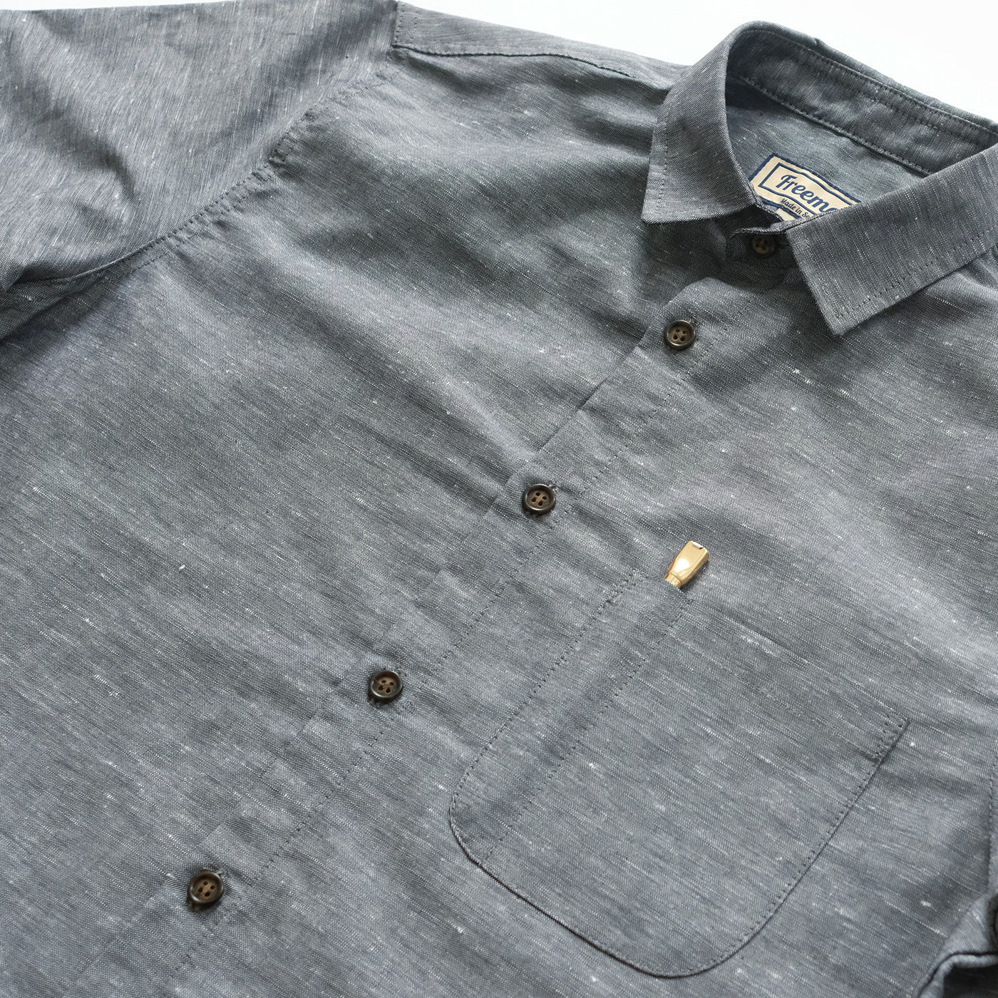 Short Sleeve Weathervane - Dusk Linen