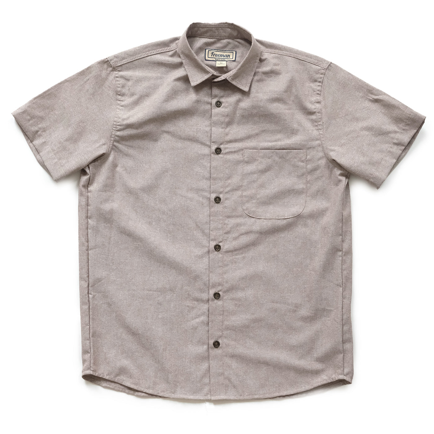 Short Sleeve Weathervane - Latte Chambray