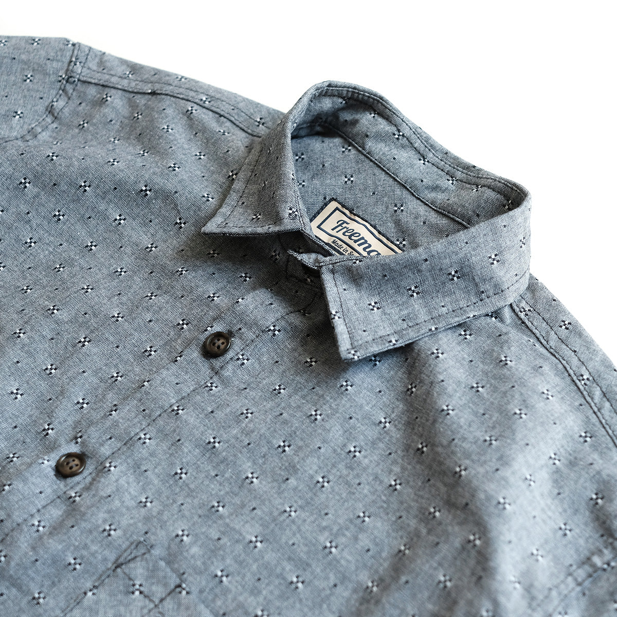 Short Sleeve Weathervane - Union Chambray - M