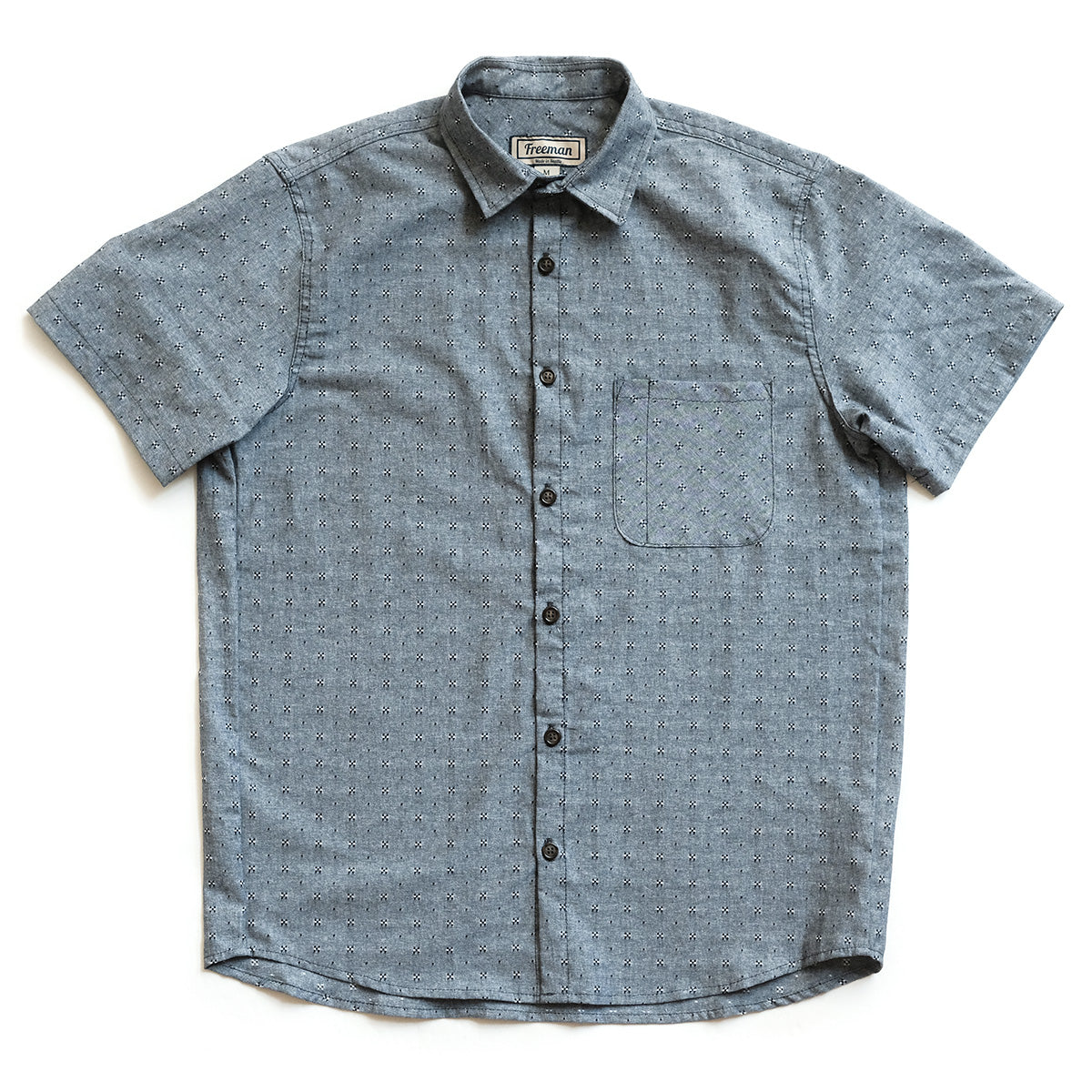 Short Sleeve Weathervane - Union Chambray - M