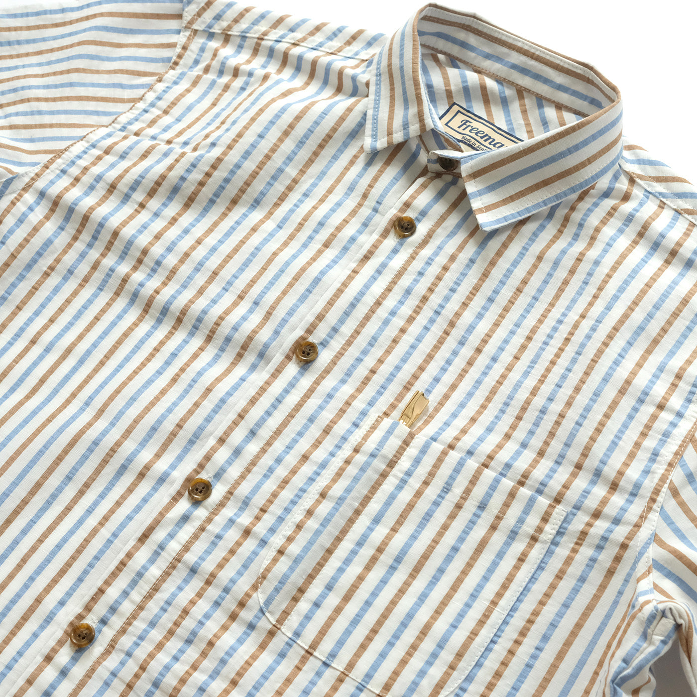 Short Sleeve Weathervane - Weekend Stripe