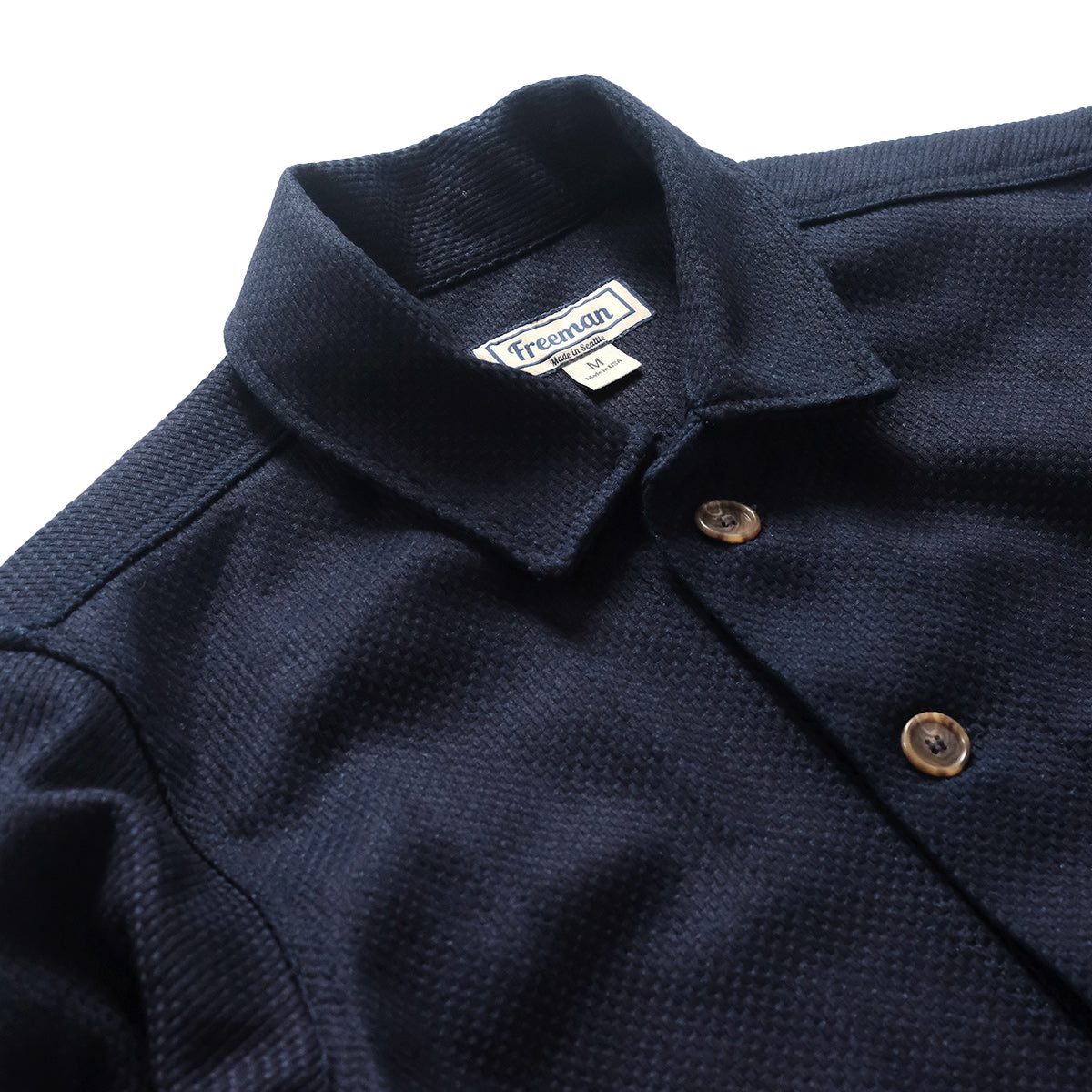 Sashiko Studio Coat - Indigo