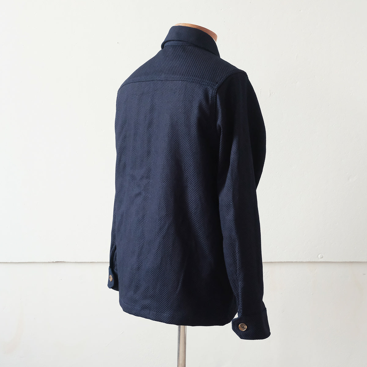 Sashiko Studio Coat - Indigo