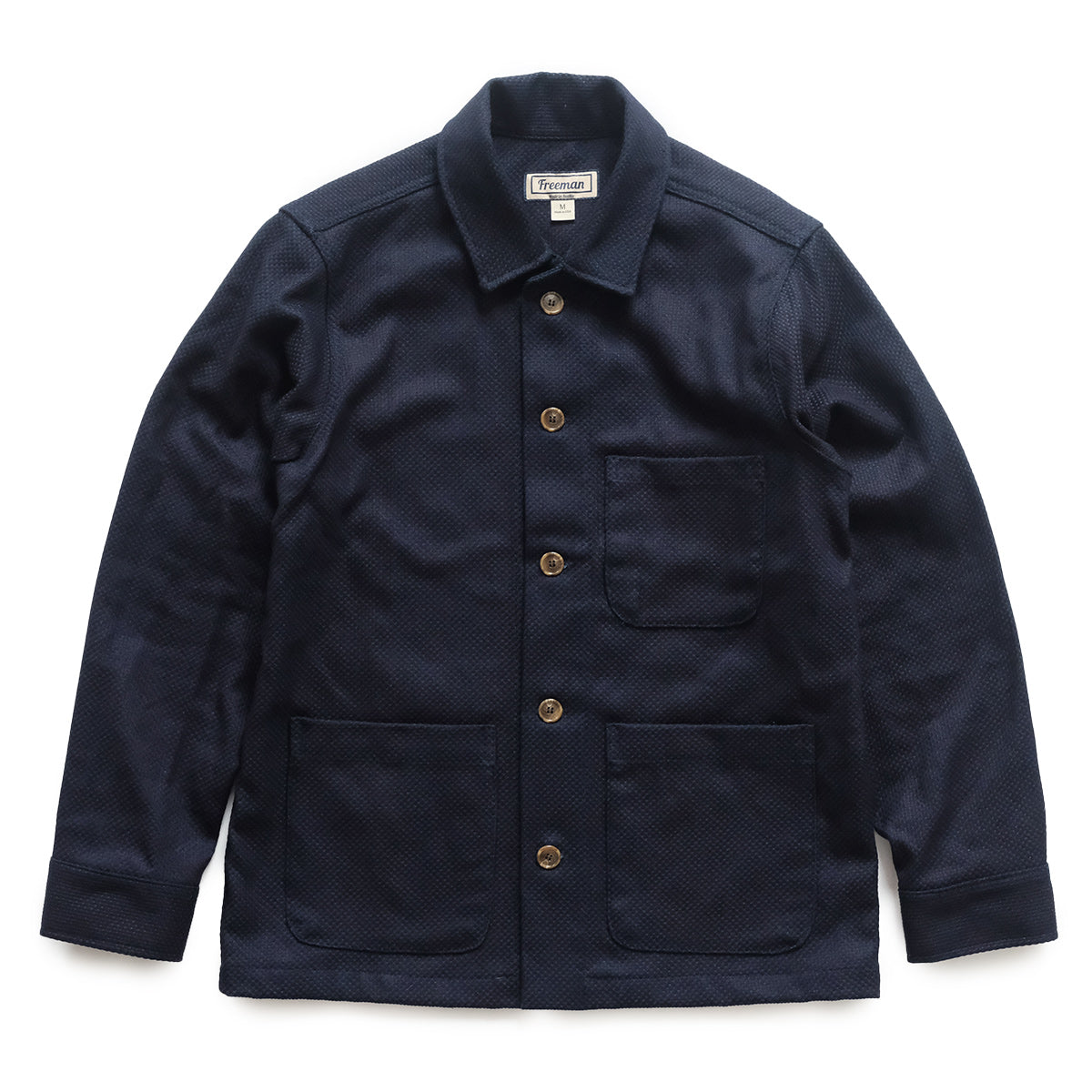 Sashiko Studio Coat - Indigo