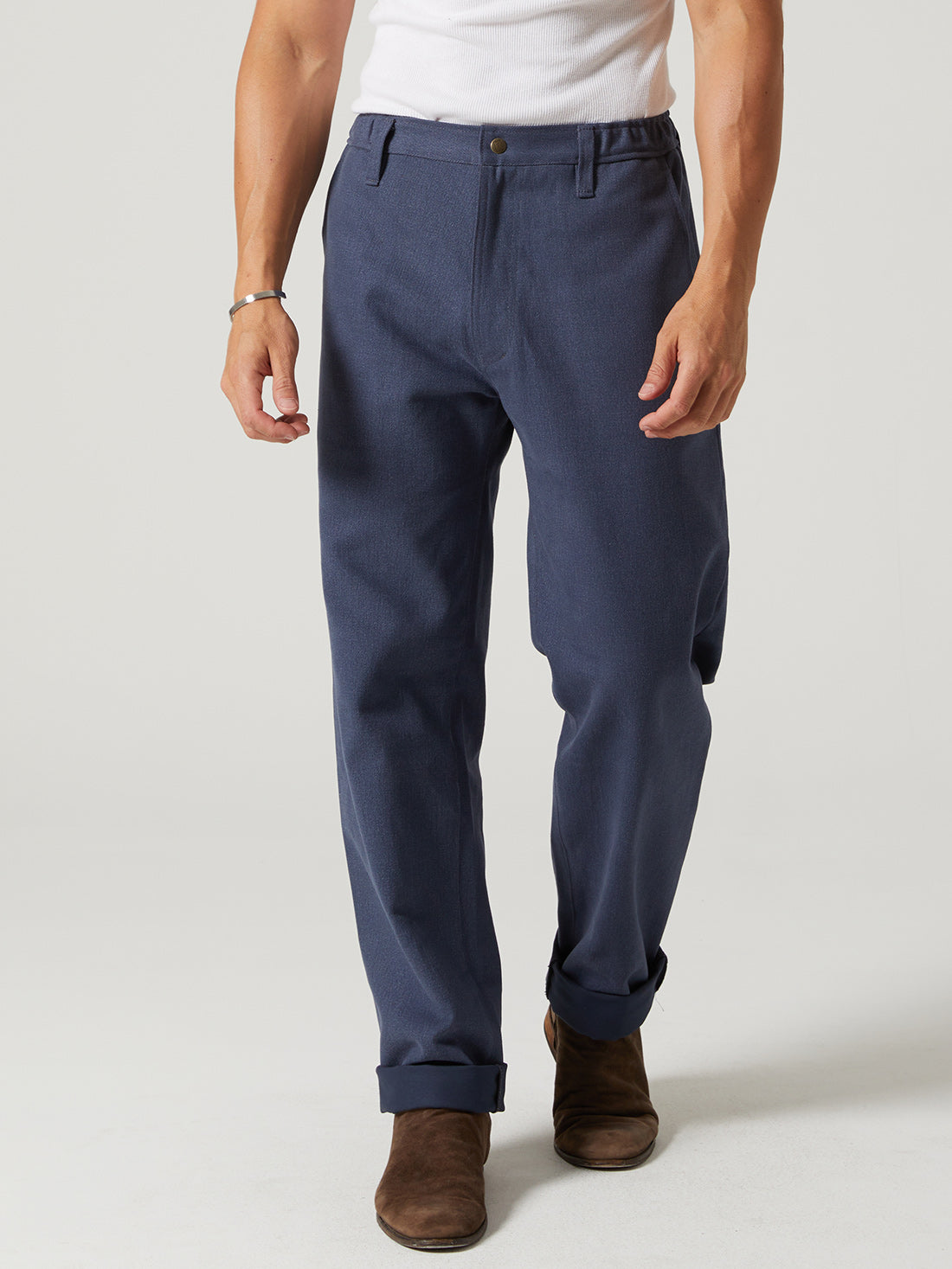 Heavy Duty Studio Pant - Vintage Blue Twill