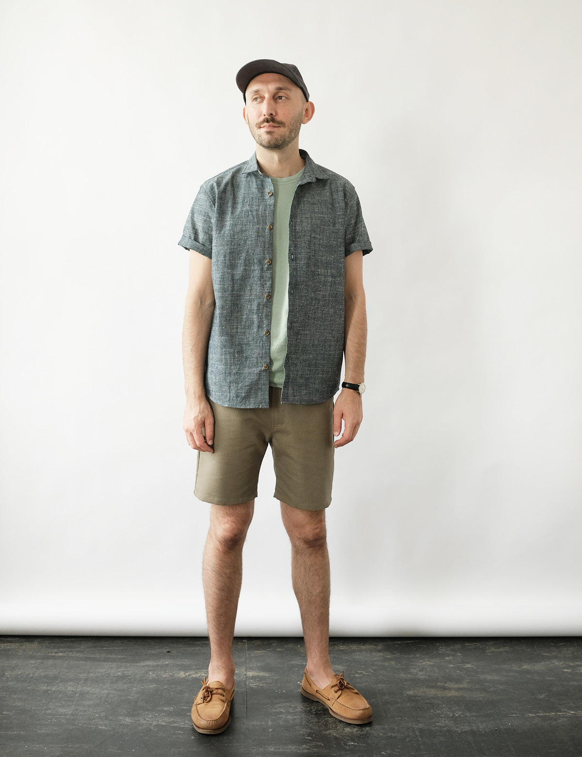 Studio Shorts - Moss Cord