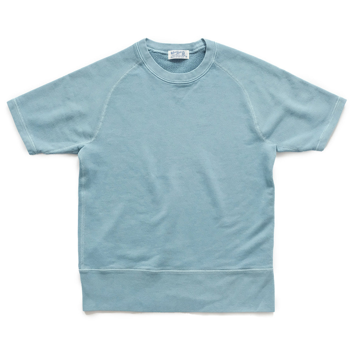 Pigment Short Sleeve Freedom Sweatshirt - Elemental Blue