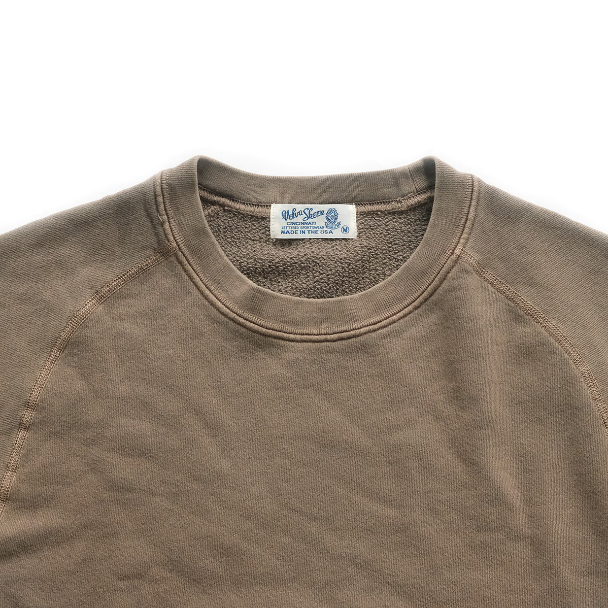 Velva Sheen - Pigment Short Sleeve Freedom Sweatshirt - Coffee– Freeman