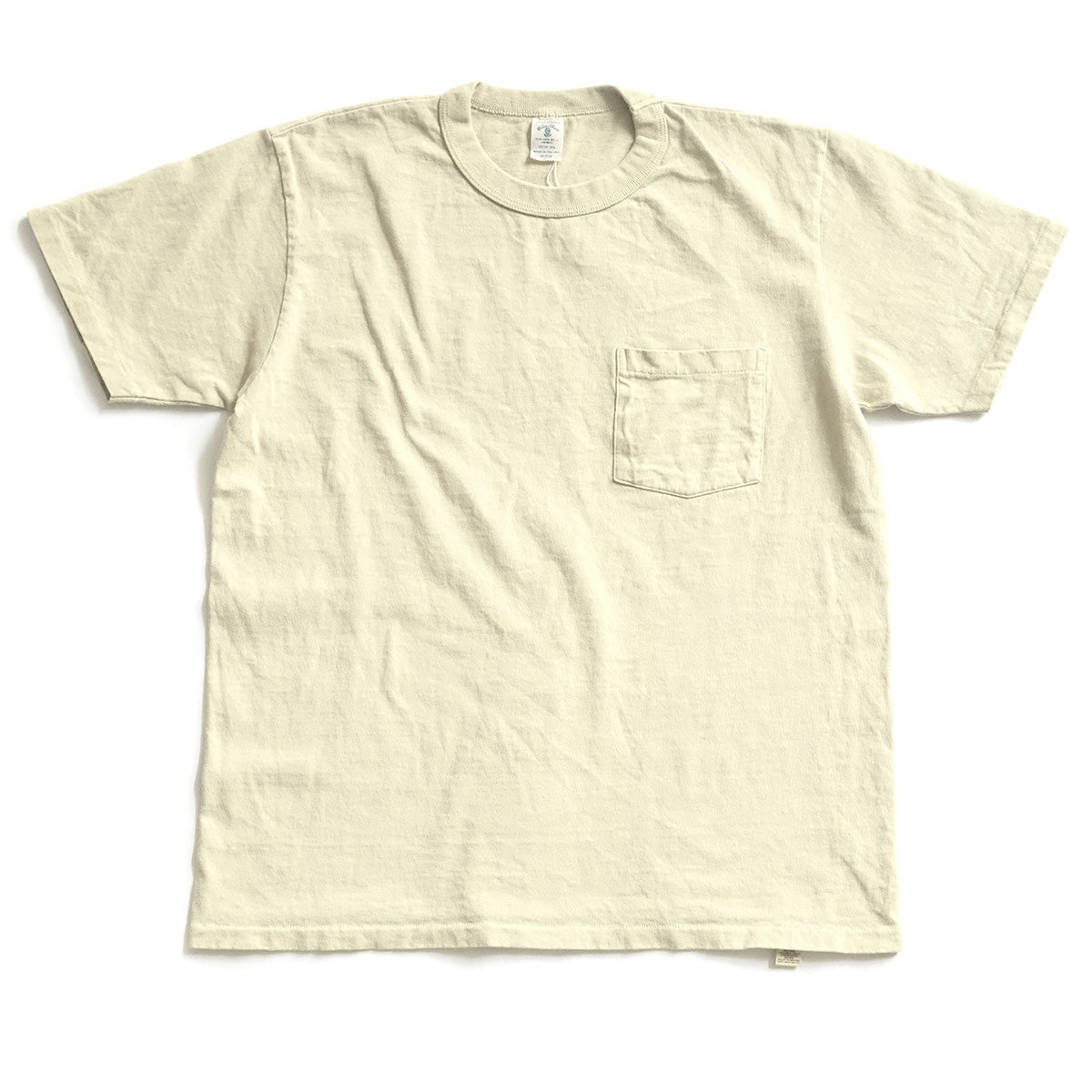 Pigment Dyed Pocket Tee - Oat Milk