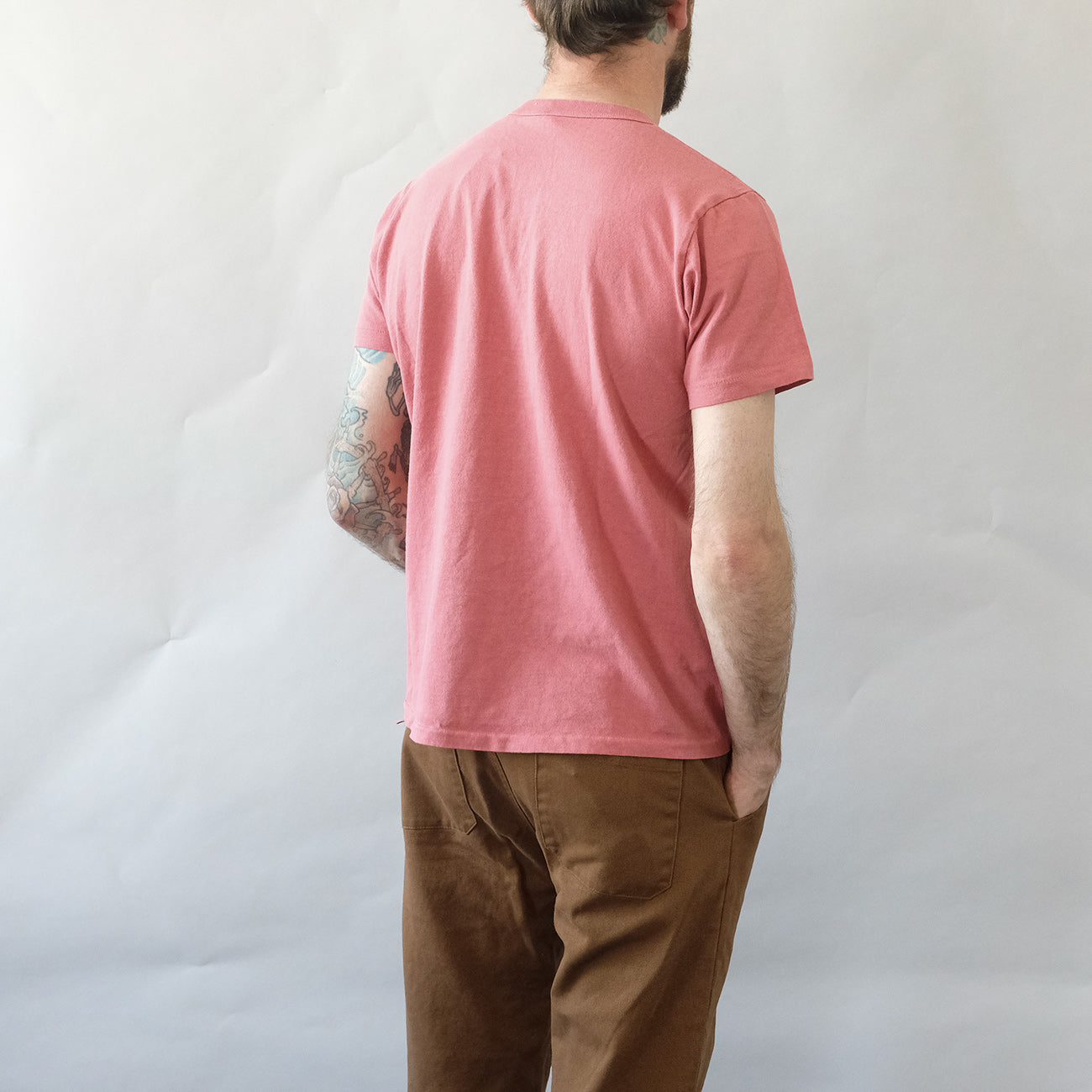 Pigment Dyed Pocket Tee - Radiant Red