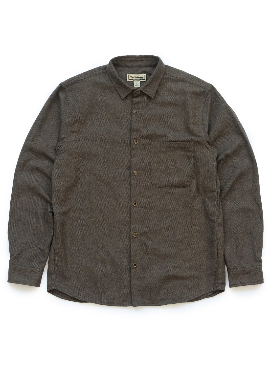 Weathervane Flannel –  Dark Olive Twill