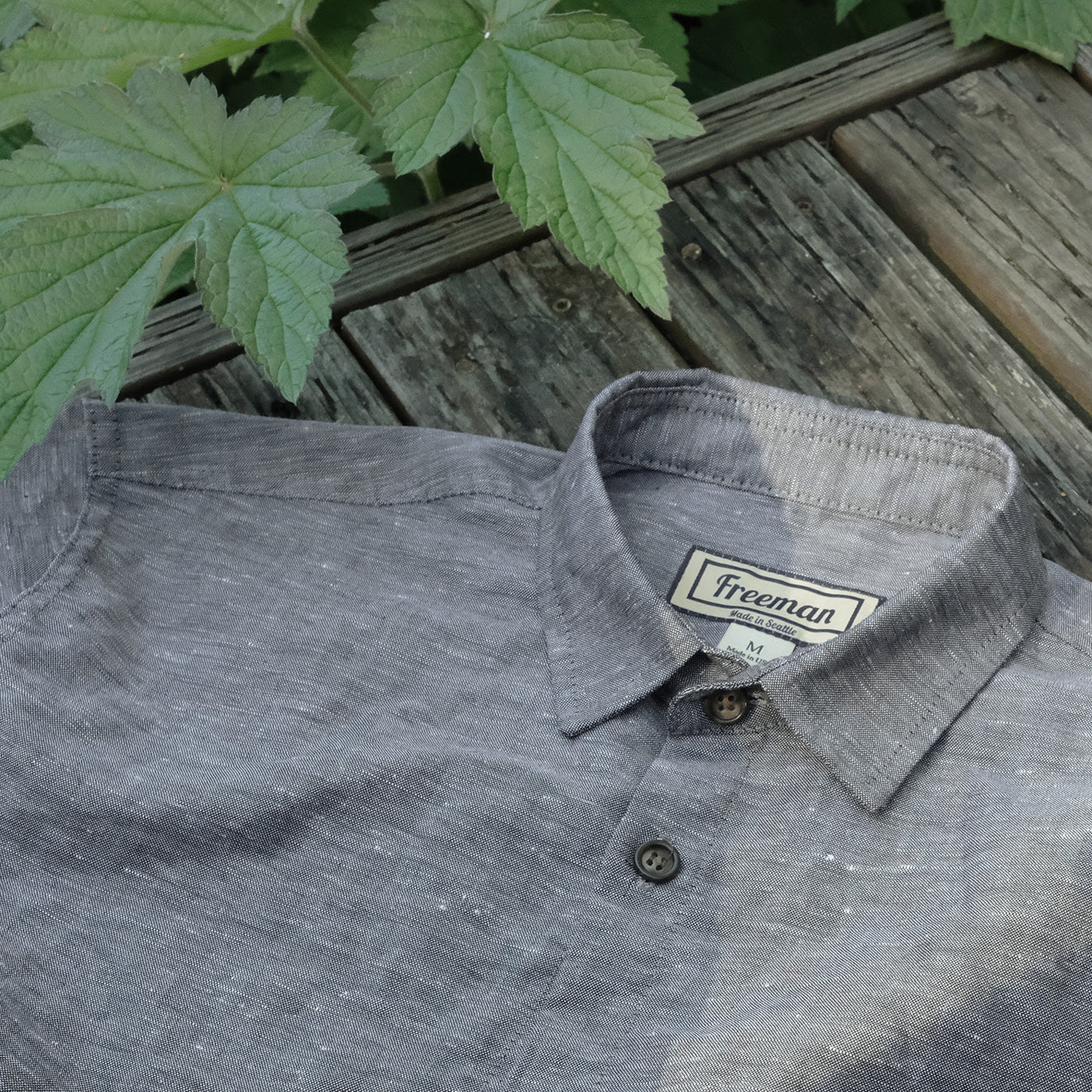 Short Sleeve Weathervane - Dusk Linen