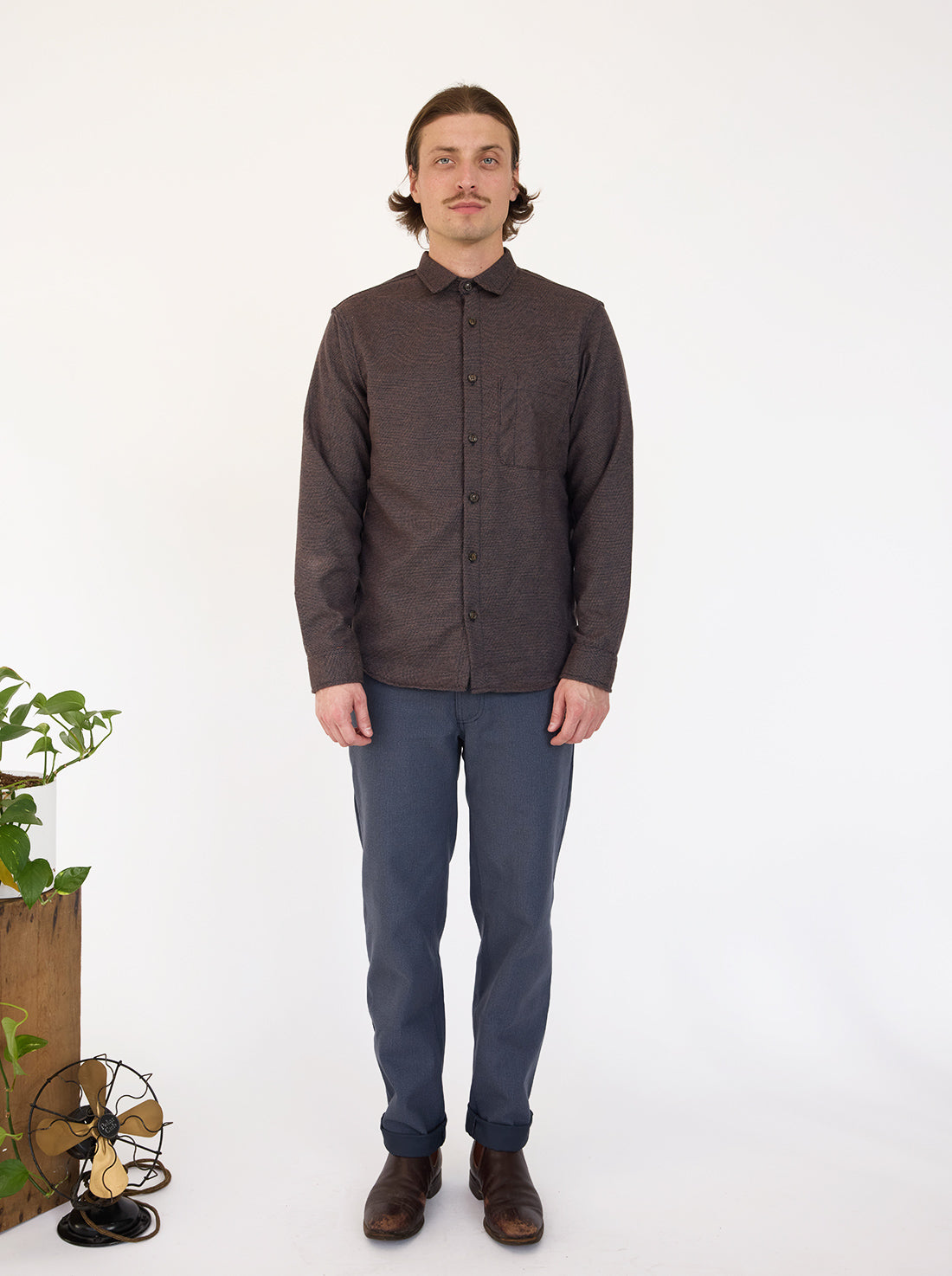 Weathervane Flannel –  Heath