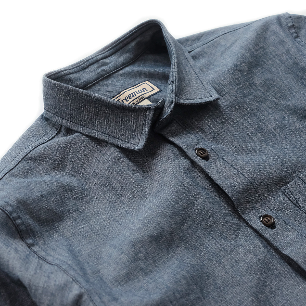 Weathervane Shirt –  Smoke Chambray