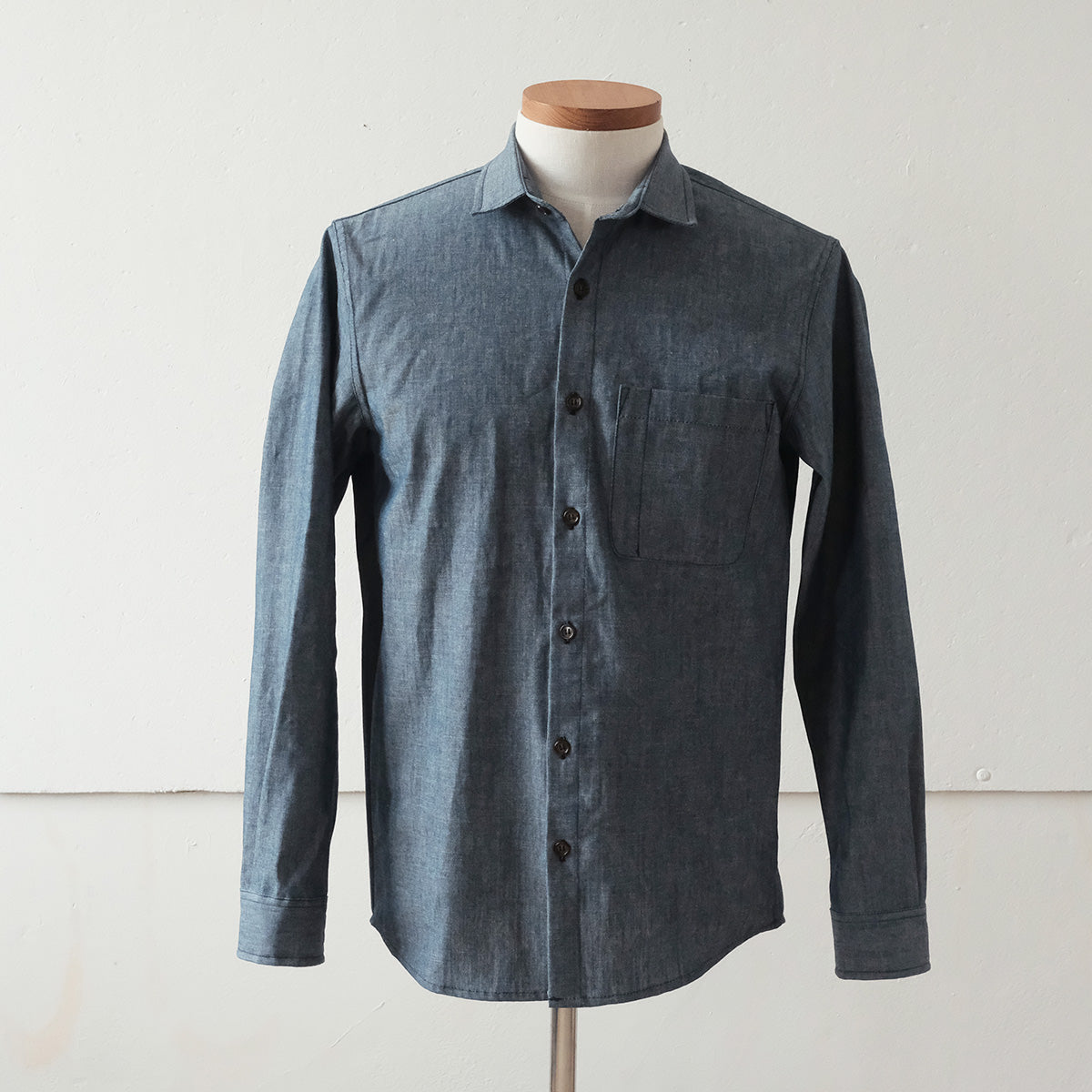 Weathervane Shirt –  Smoke Chambray