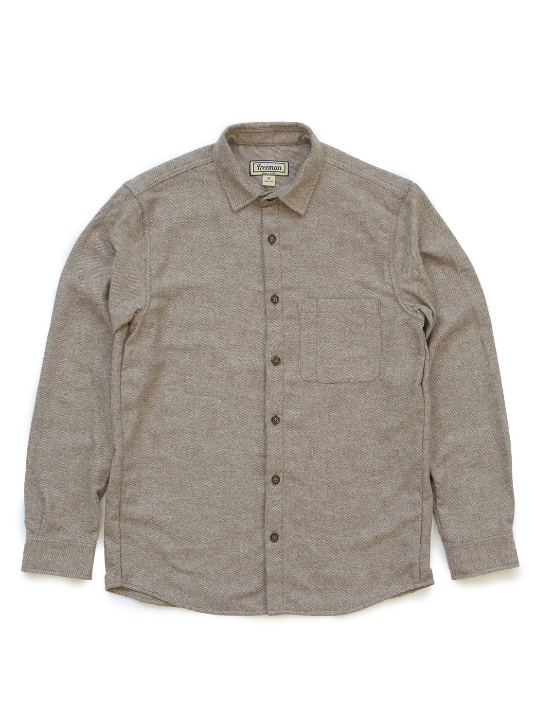 Weathervane Flannel –  Light Olive Twill