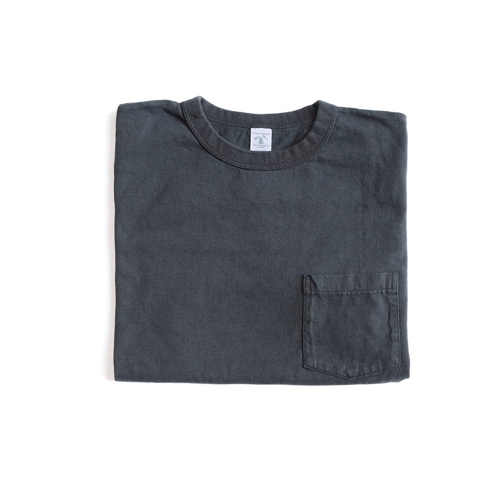 Pigment Dyed Pocket Tee - Black